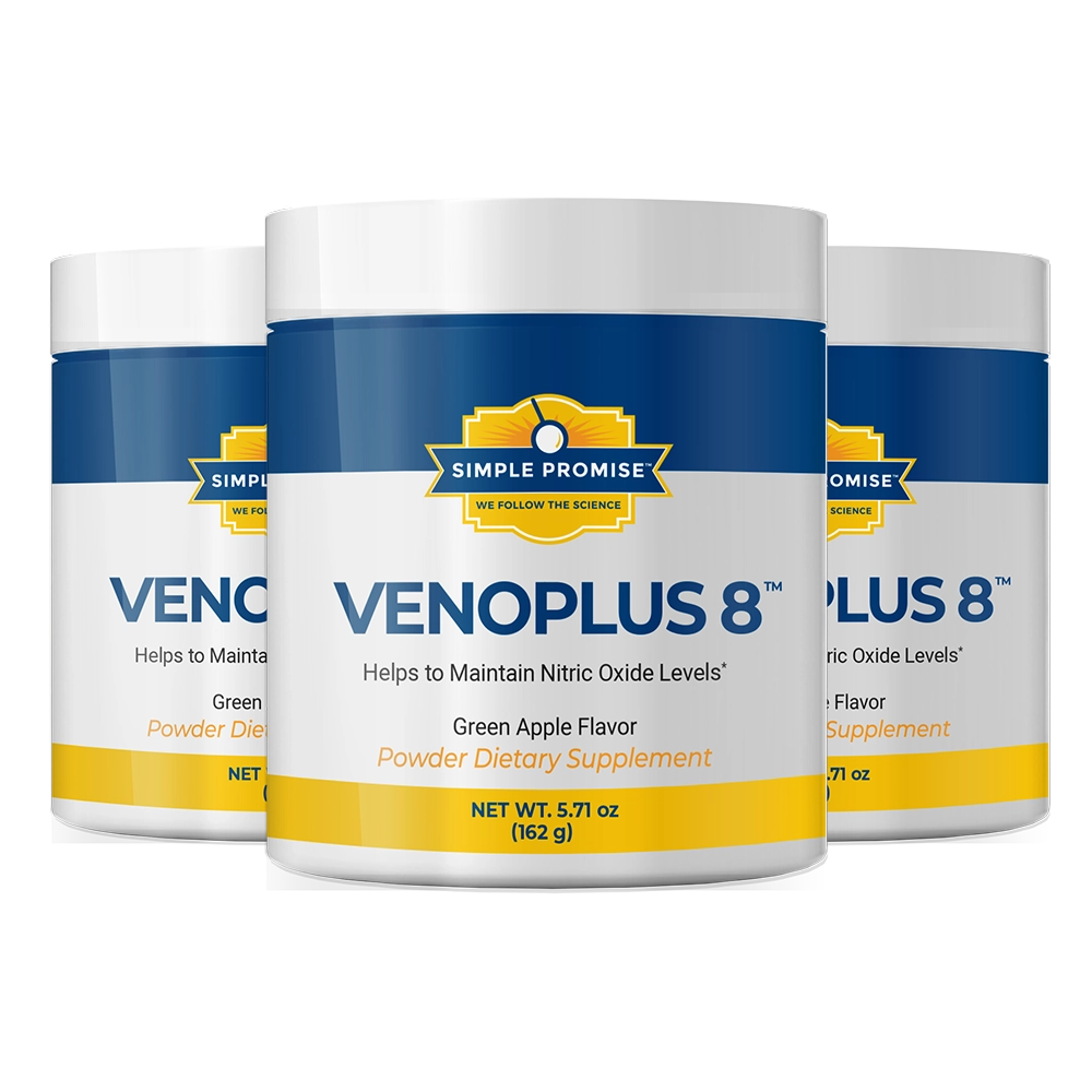 Three-jar VenoPlus 8 package from official offer materials